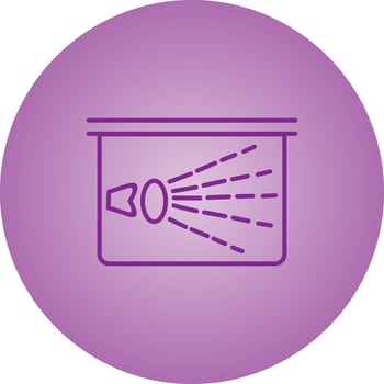 Hand X ray vector line icon