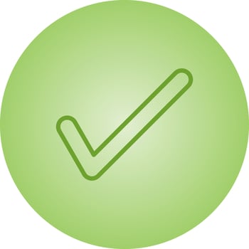 Beautiful Tick vector line icon
