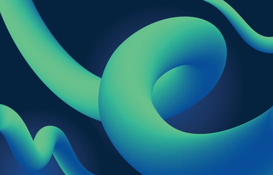 Blue Green Combo Fluid Flow vector