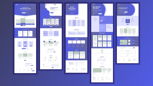 Website Page Vector. Business Website. Web Page. Landing Design Template. Processes And Office Situation. Meeting Teamwork. Human Resources. Support Solution. Illustration vector