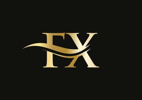 FX Linked Logo for business and company identity. Creative Letter FX Logo Vector