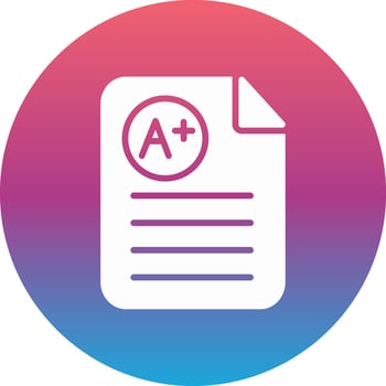 A Plus Vector Icon