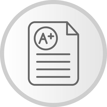 A Plus Vector Icon