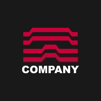 Letter T logo design - vector sign.