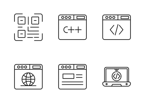 Coding Vector Icon Set