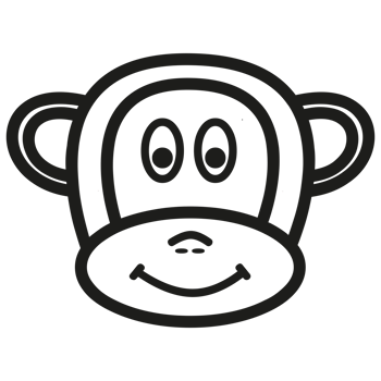 Hand drawn monkey on Transparent Background png