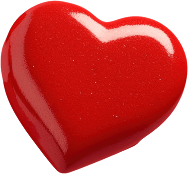 3D Heart Illustration Representing Passion png