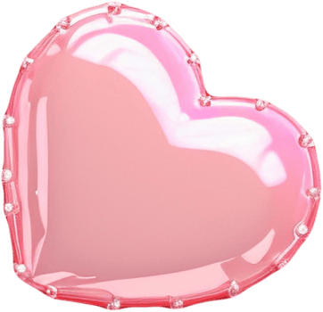 Sparkling 3D illustration of a heart symbolizing love and romance png