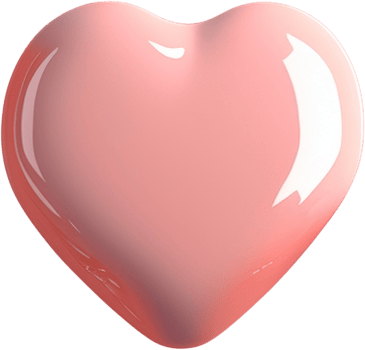 Sparkling 3D illustration of a heart symbolizing love and romance png
