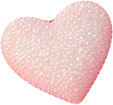 3D illustration of heart shape with abstract surface png