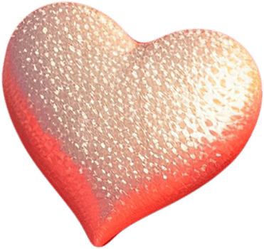 Romantic 3D Heart Illustration png