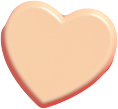 3D Heart Symbol of Romance png