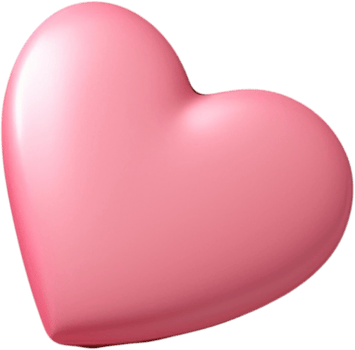 3D Heart Illustration Expressing Love png