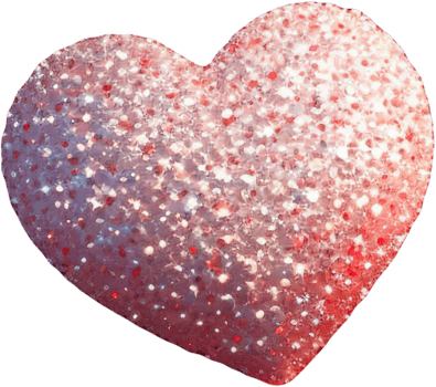 3D illustration of heart shape with abstract surface png