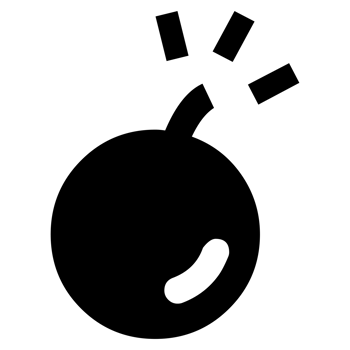Flat Style Canon Ball on Transparent Background png