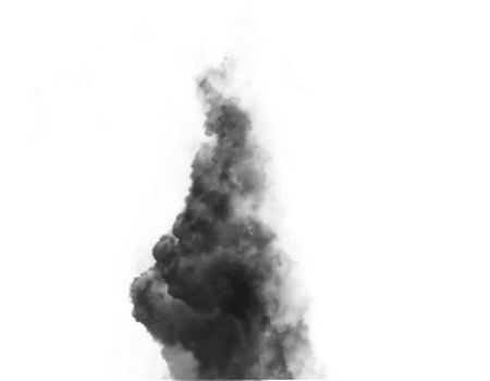 set of realistic smoke isolated on transparency background png