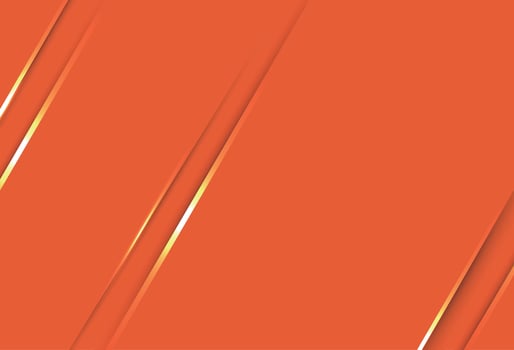Abstract orange background with shadow vector illustration