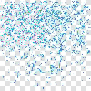 many falling tiny confetty vector