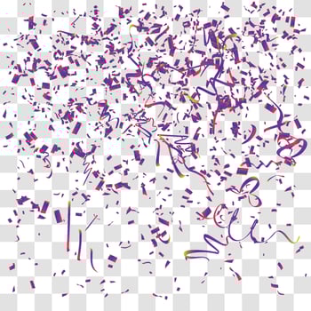 many falling tiny confetty vector