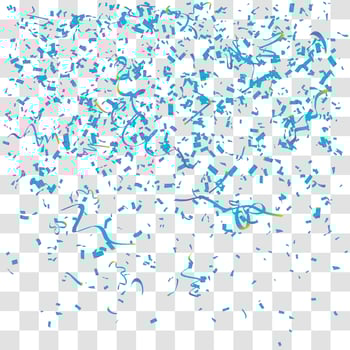 many falling tiny confetty vector