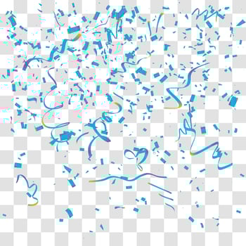 many falling tiny confetty vector