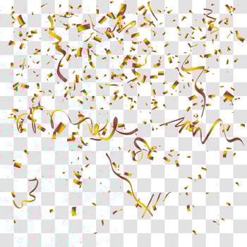 many falling tiny confetty vector