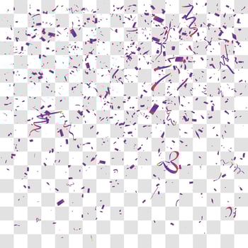 many falling tiny confetti vector