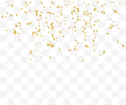 many falling tiny confetti vector