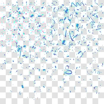 many falling tiny confetti vector