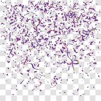 many falling tiny confetti vector