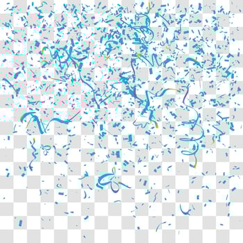 many falling tiny confetti vector
