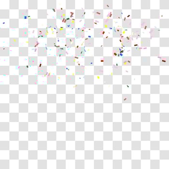 many falling tiny confetti vector