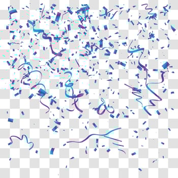 many falling tiny confetti vector
