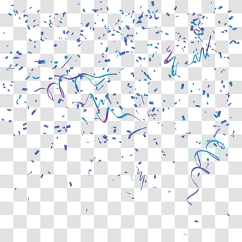 many falling tiny confetti vector