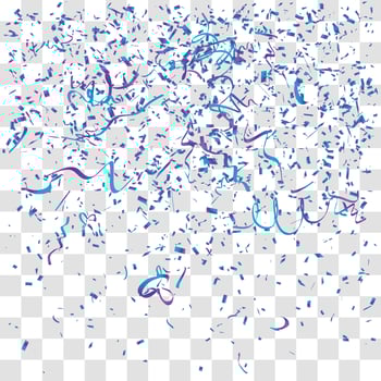 many falling tiny confetti vector