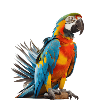 blue and yellow macaw png
