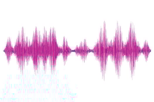 multicolored sound waves vector