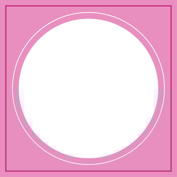Pink and white circle background color with stripe line shape. Suitable for social media post and web internet ads. Template layout. Frame, boarder for text, picture, advertisement. Empty space. vector