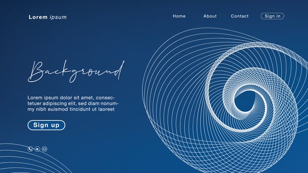 Background abstract classic blue white line curve color 01 vector
