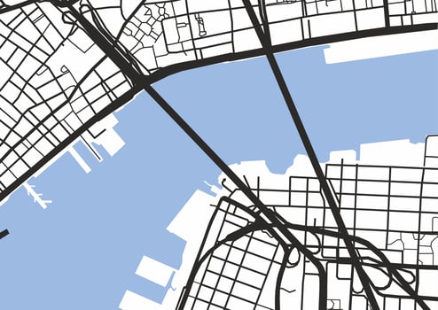 New York City, United States of America vector