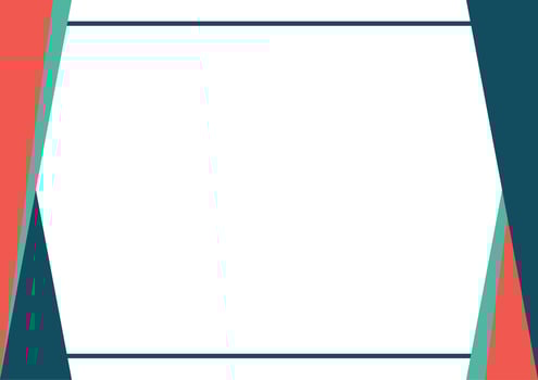 Blue, pink or red, white color. Horizontal frame. Suitable for social media post and web internet ads. Template layout. Frame, boarder for text, picture, advertisement. Empty space. Business template. vector
