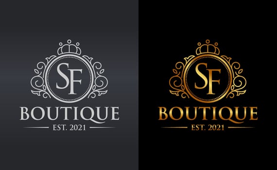 Monogram design elements, graceful template. Calligraphic elegant line art logo design. Business sign for Royalty, Boutique, Cafe, Hotel, Heraldic, Jewelry, Wine. Vector illustration