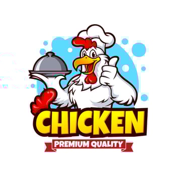Fried Chicken Restaurant Logo Template vector