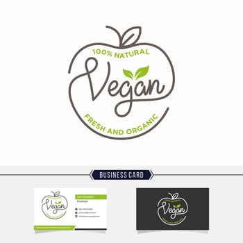 Vector illustration, food design. Handwritten lettering for restaurant, cafe menu. Vector elements for labels, logos, badges, stickers or icons. Calligraphic and typographic collection. Vegan menu