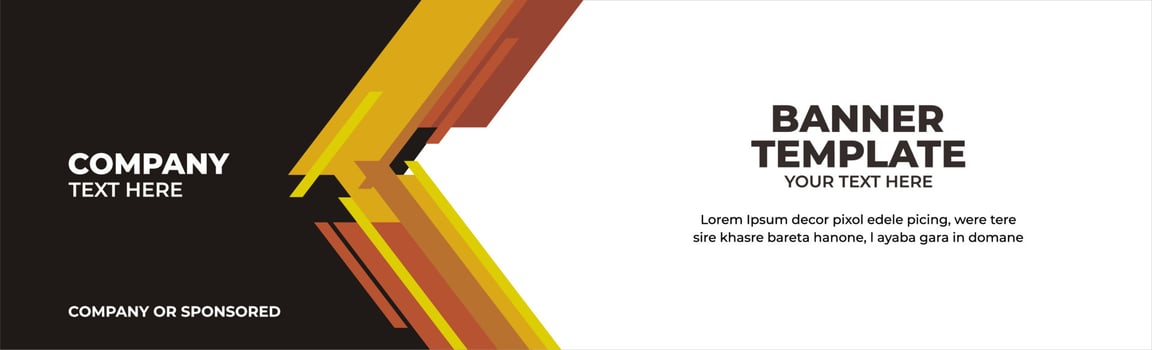 Abstract banner landscape design template. banner template, advertising, banner, banners corporate, banners iklan, shop board, banner luxury, banners shop, billboard design placard vector