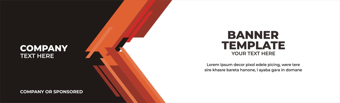 Abstract banner landscape design template. banner template, advertising, banner, banners corporate, banners iklan, shop board, banner luxury, banners shop, billboard design placard vector