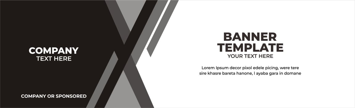 Abstract banner landscape design template. banner template, advertising, banner, banners corporate, banners iklan, shop board, banner luxury, banners shop, billboard design placard vector