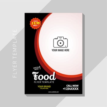 flyer template, perfect for flyer restaurant, flyer menu, restaurant menu, restaurant template, business, business template, cafe, menu, etc vector