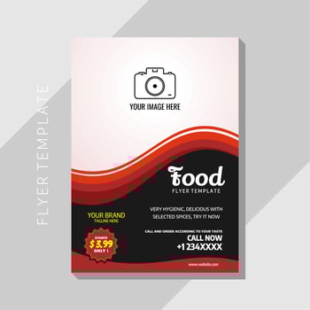 flyer template, perfect for flyer restaurant, flyer menu, restaurant menu, restaurant template, business, business template, cafe, menu, etc vector