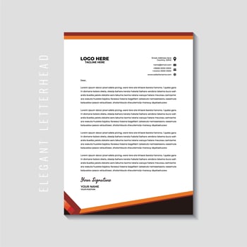 letterhead frame template,letterhead template,letterhead business,letterhead office,office stationery,office needs,employees,etc vector